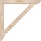 Ekena Millwork Traditional Slat Smooth Bracket, Douglas Fir, 3 1/2"W x 38"D x 38"H BKT04X38X38TRA06SDF - alternate 2